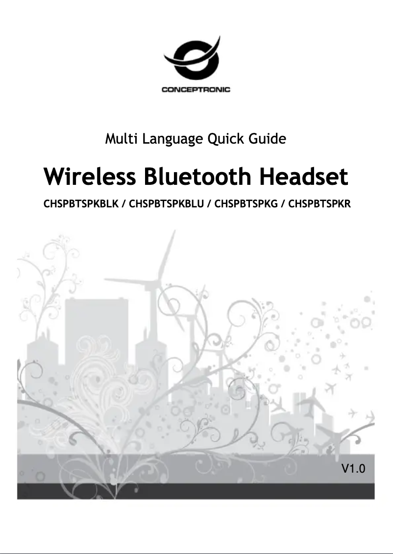 Page 1 de la notice Manuel utilisateur Conceptronic BRENDAN01B