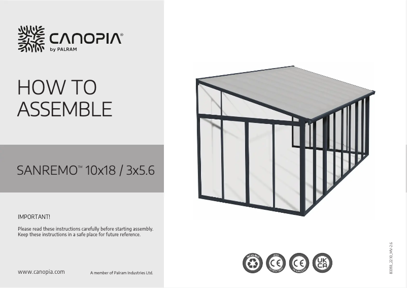 Page n°1 - Manuel utilisateur Canopia 540-008