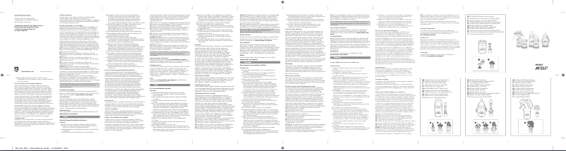 Page 1 de la notice Manuel utilisateur Philips AVENT SCD805