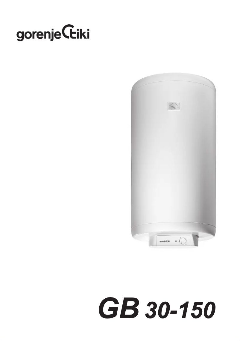 Page 1 de la notice Manuel utilisateur Gorenje GB120N