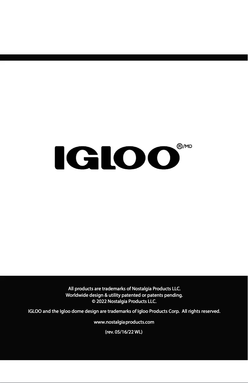 Page 1 de la notice Manuel utilisateur Igloo IGLICENSC26