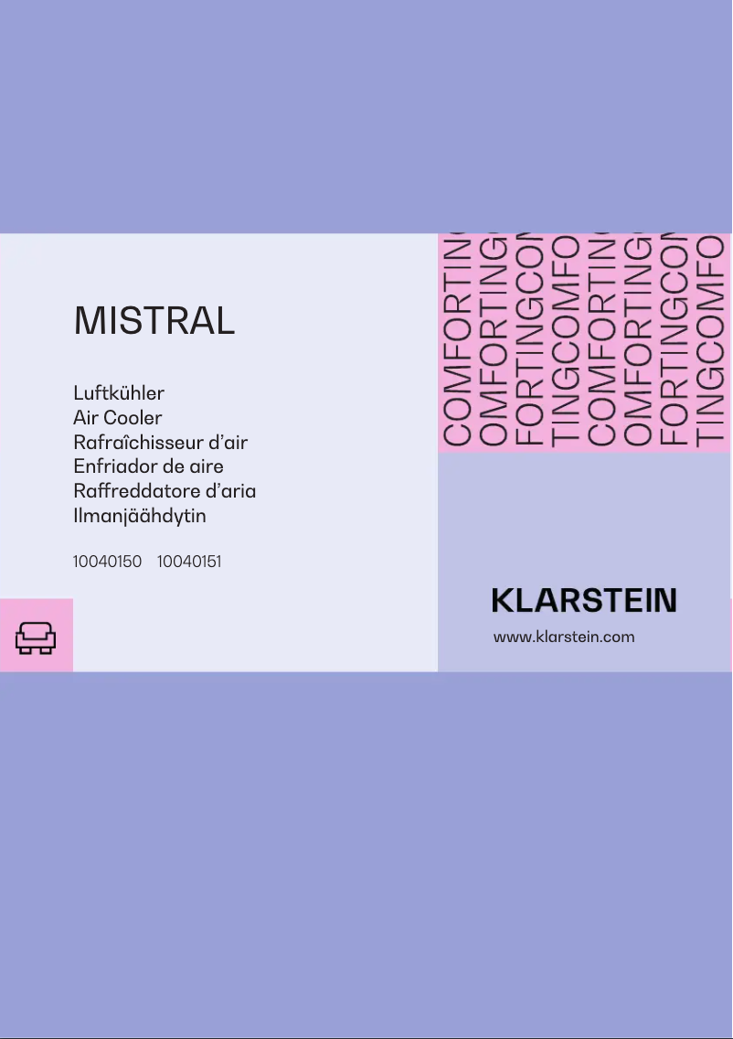 Page n°1 - Manuel utilisateur Klarstein Mistral