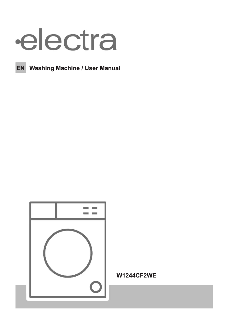 Page n°1 - Manuel utilisateur Electra W1244CF2WE