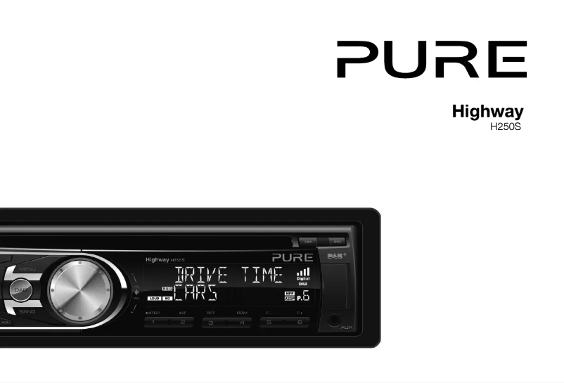 Image de la première page du manuel de l'appareil Highway H250S