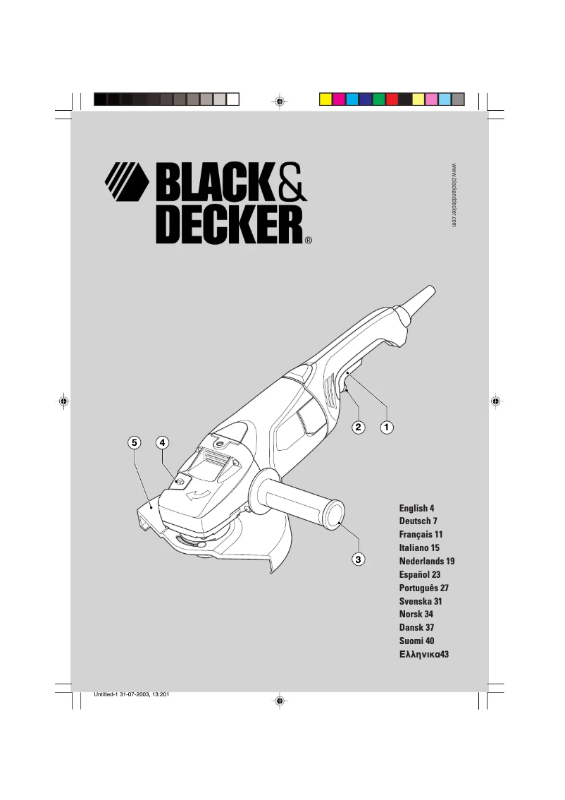 Page 1 de la notice Manuel utilisateur Black & Decker AST20XC