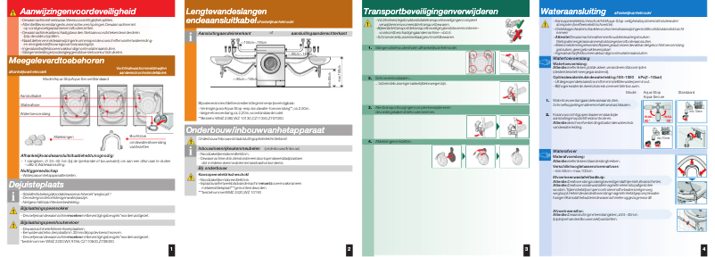Page n°1 - Guide d'installation Bosch WAE28472EX