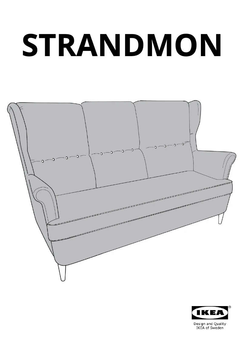 Image de la première page du manuel de l'appareil STRANDMON 003.254.43