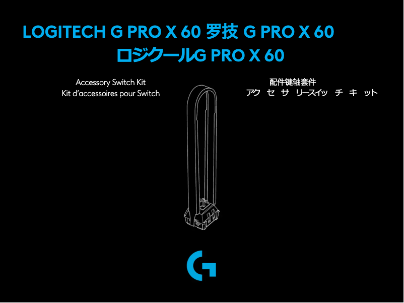 Image de la première page du manuel de l'appareil G PRO X 60