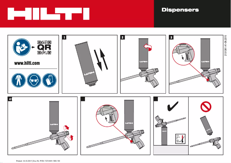Página 1 del manual Manual de usuario Hilti CF DS-L