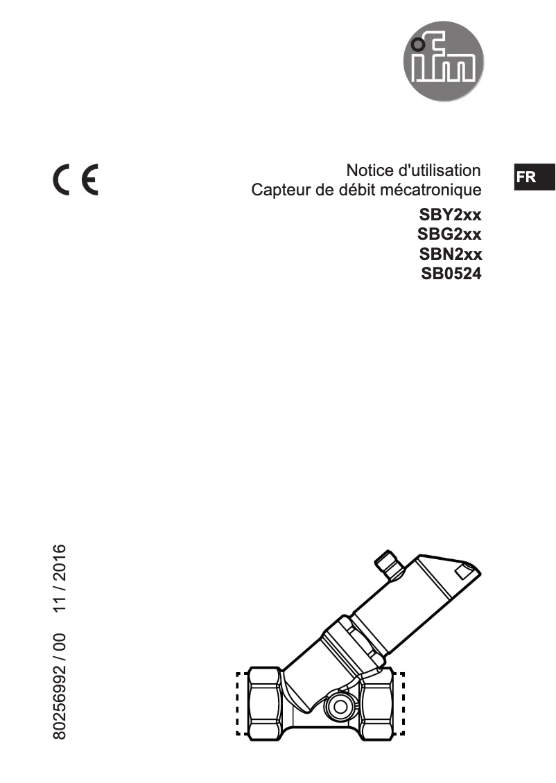Page 1 de la notice Manuel utilisateur IFM SBN246