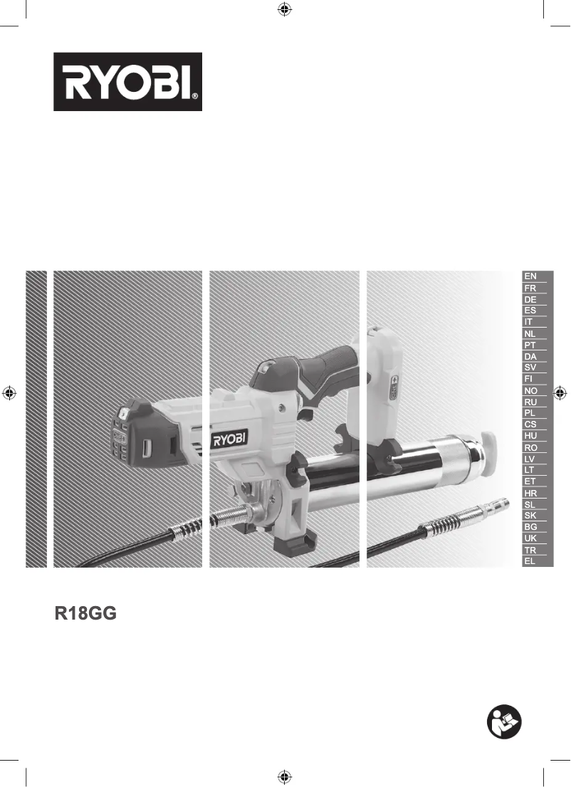 Page n°1 - Manuel utilisateur RYOBI One+ R18GG