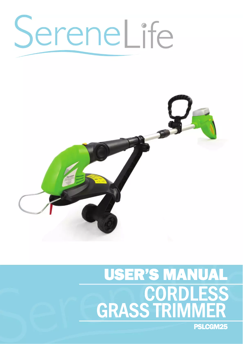Page n°1 - Manuel utilisateur SereneLife PSLCGM25