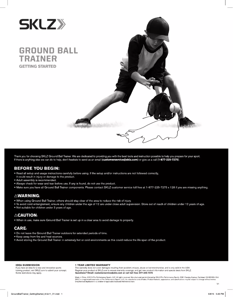 Image de la première page du manuel de l'appareil GBTRNR-100