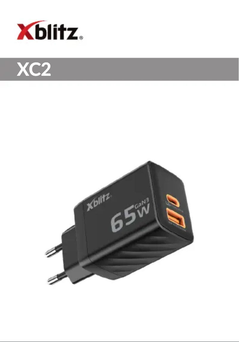 Page 1 de la notice Manuel utilisateur Xblitz XC2