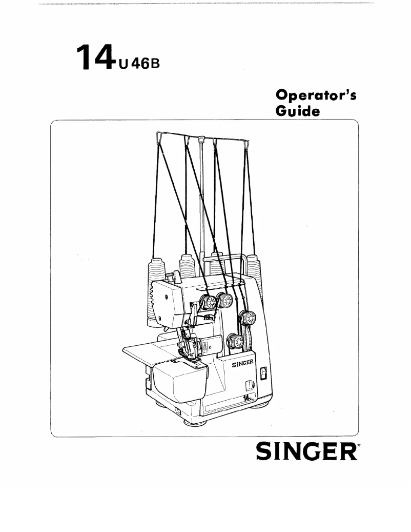 Página 1 del manual Manual de usuario Singer 14U46