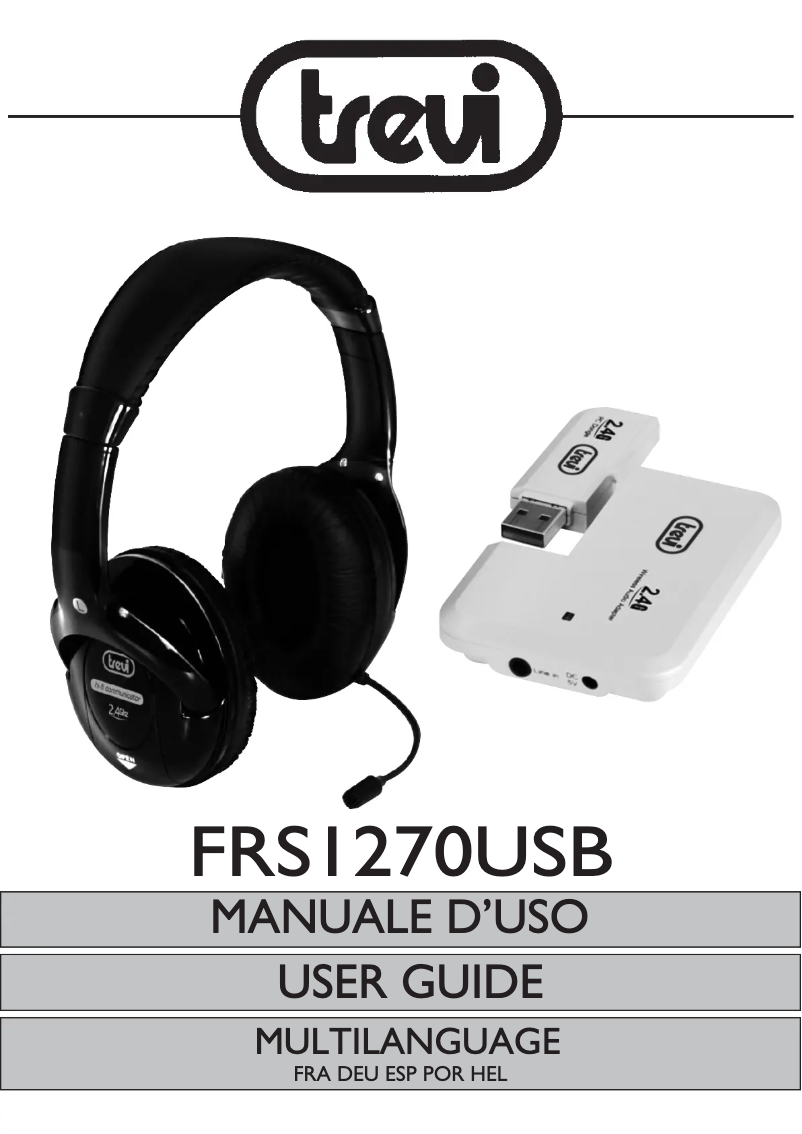 Page n°1 - Manuel utilisateur Trevi FRS 1270 USB