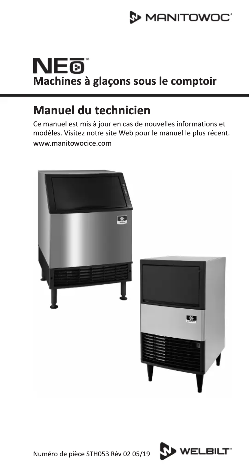 Page 1 de la notice Manuel utilisateur Manitowoc NEO 65/80