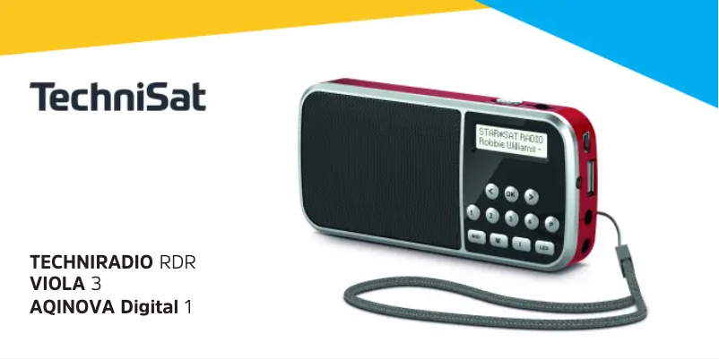 Page 1 de la notice Manuel utilisateur TechniSat TechniRadio RDR