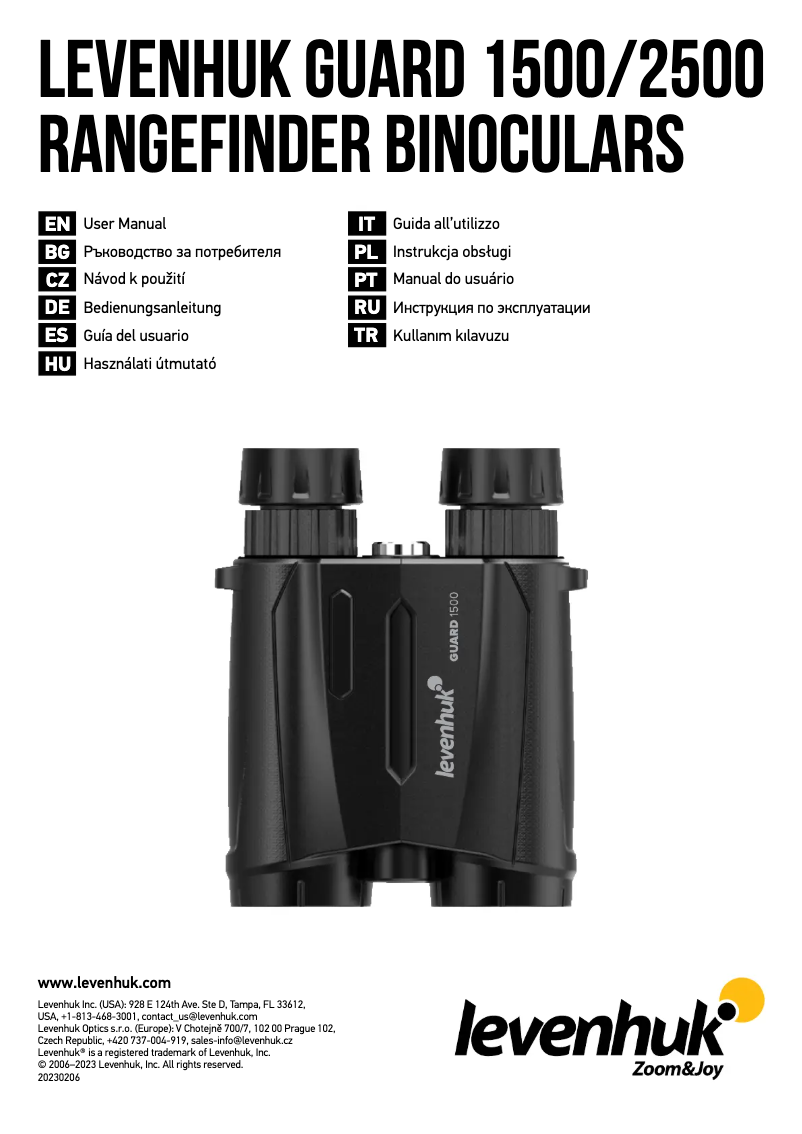 Image de la première page du manuel de l'appareil Guard 2500