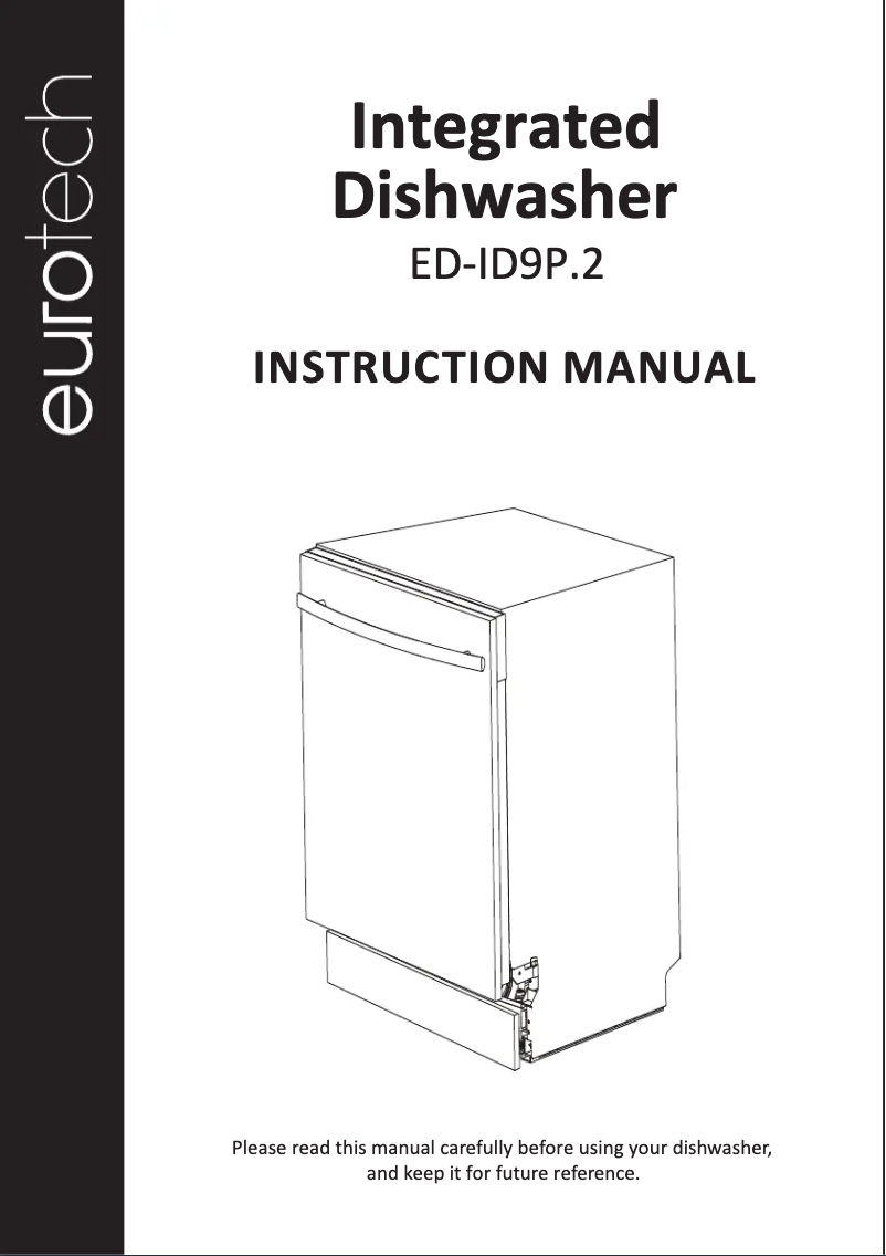 Image de la première page du manuel de l'appareil ED-ID9P2