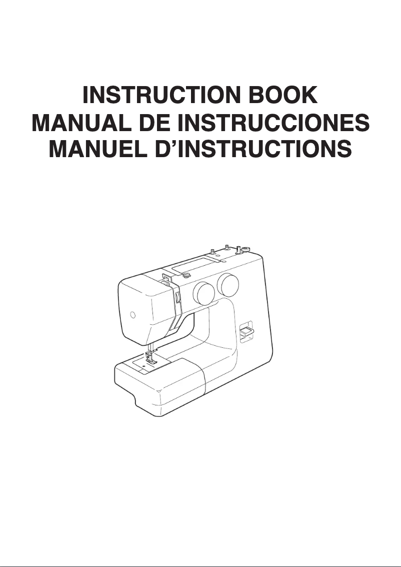 Page 1 de la notice Manuel utilisateur Janome 311PG