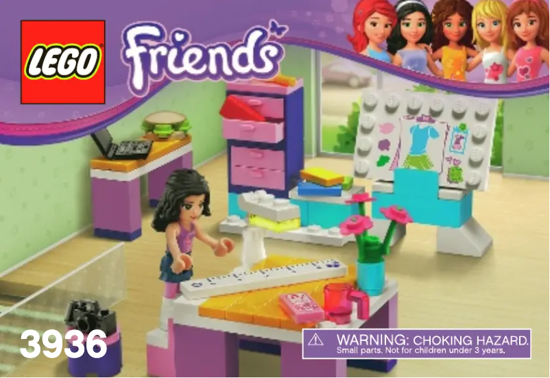 Page 1 de la notice Manuel utilisateur Lego Friends 3936