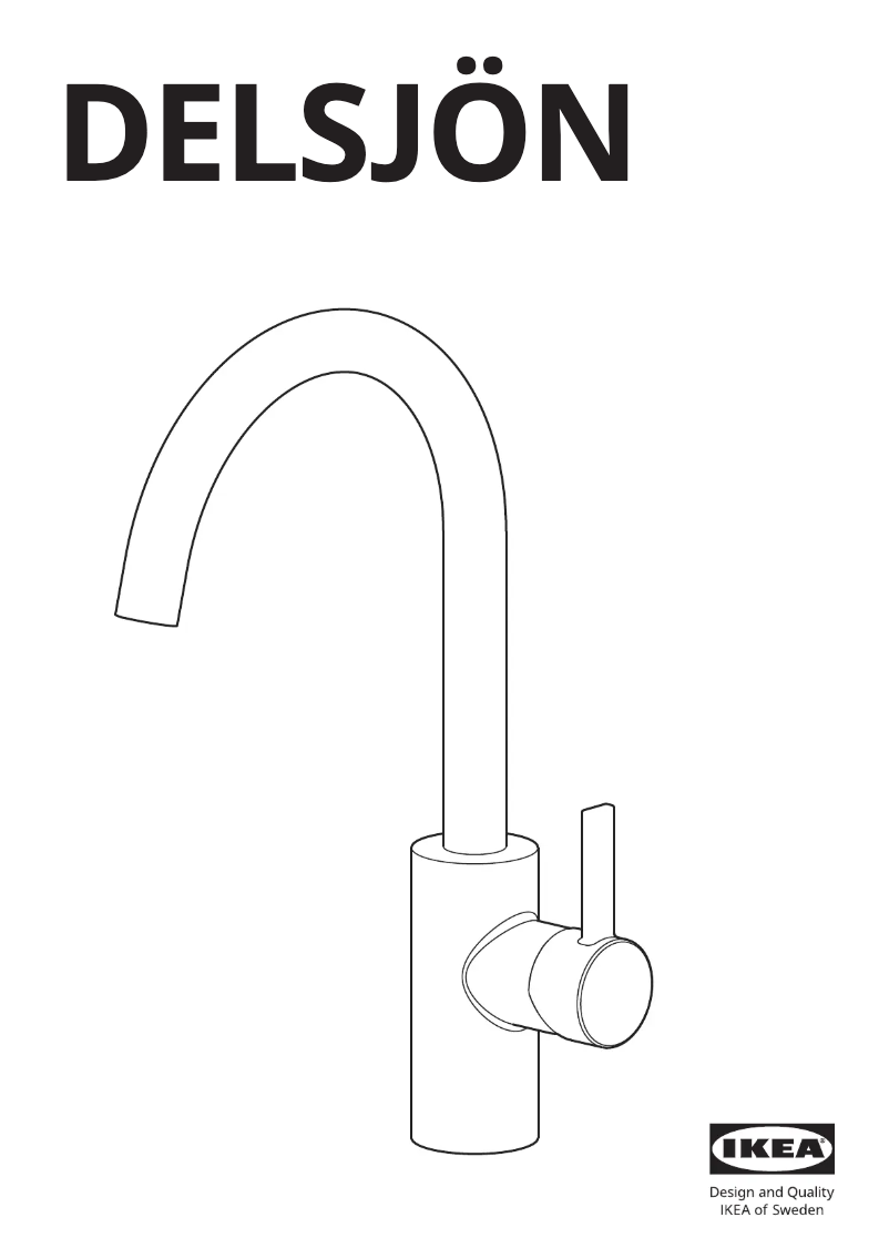 Image de la première page du manuel de l'appareil DELSJÖN 704.887.90