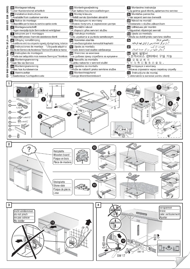 Page n°1 - Manuel utilisateur Siemens SN38M250DE