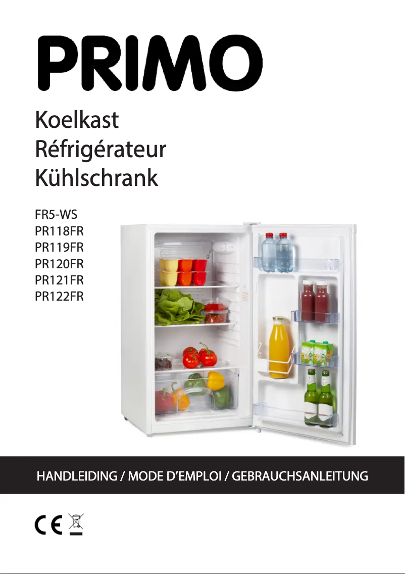 Página 1 del manual Manual de usuario Primo PR119FR