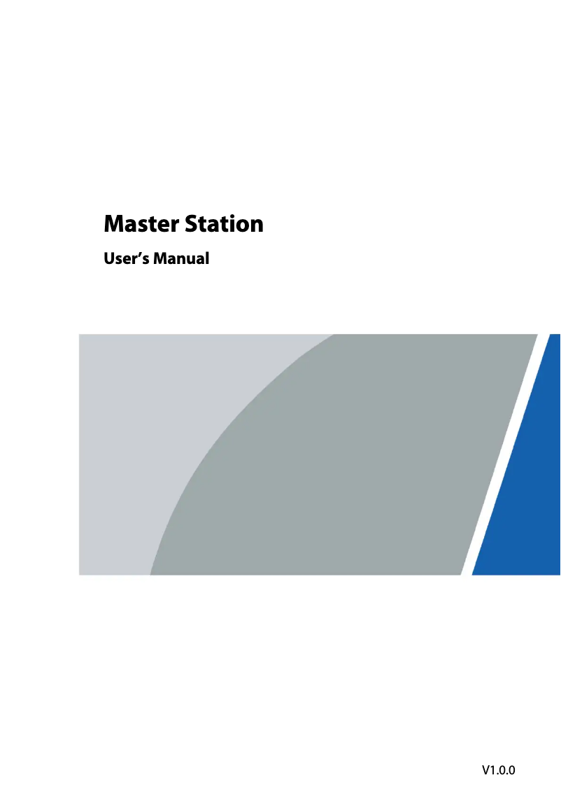 Page 1 de la notice Manuel utilisateur Dahua Technology VTS5340B