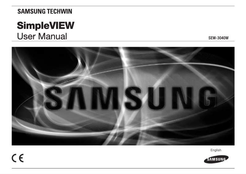 Page n°1 - Manuel utilisateur Samsung SEW-3040W