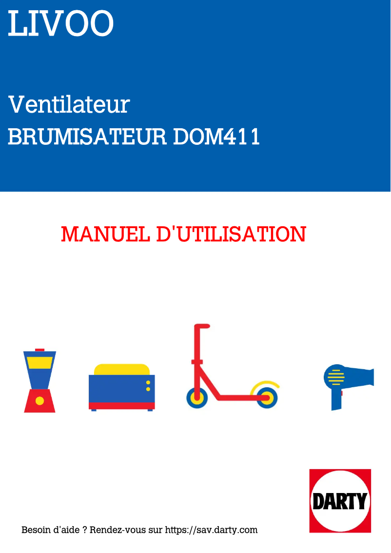 Página 1 del manual Manual de usuario Livoo DOM411