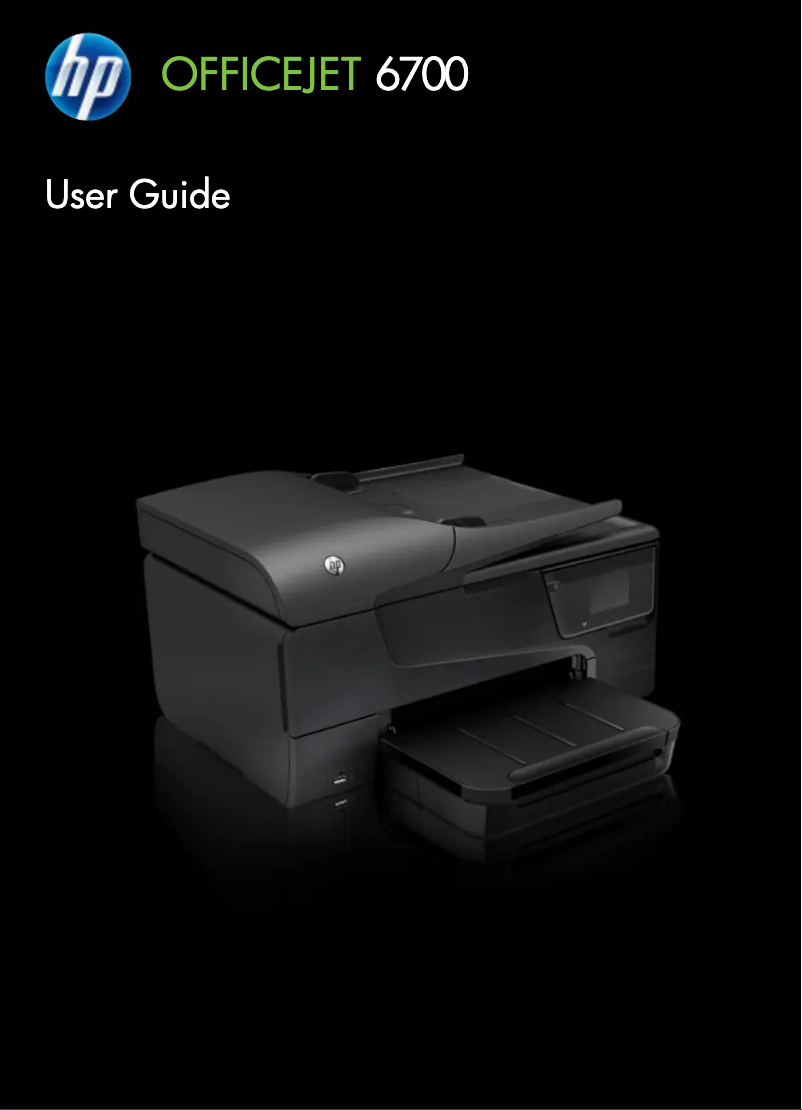 Image de la première page du manuel de l'appareil Officejet H711n