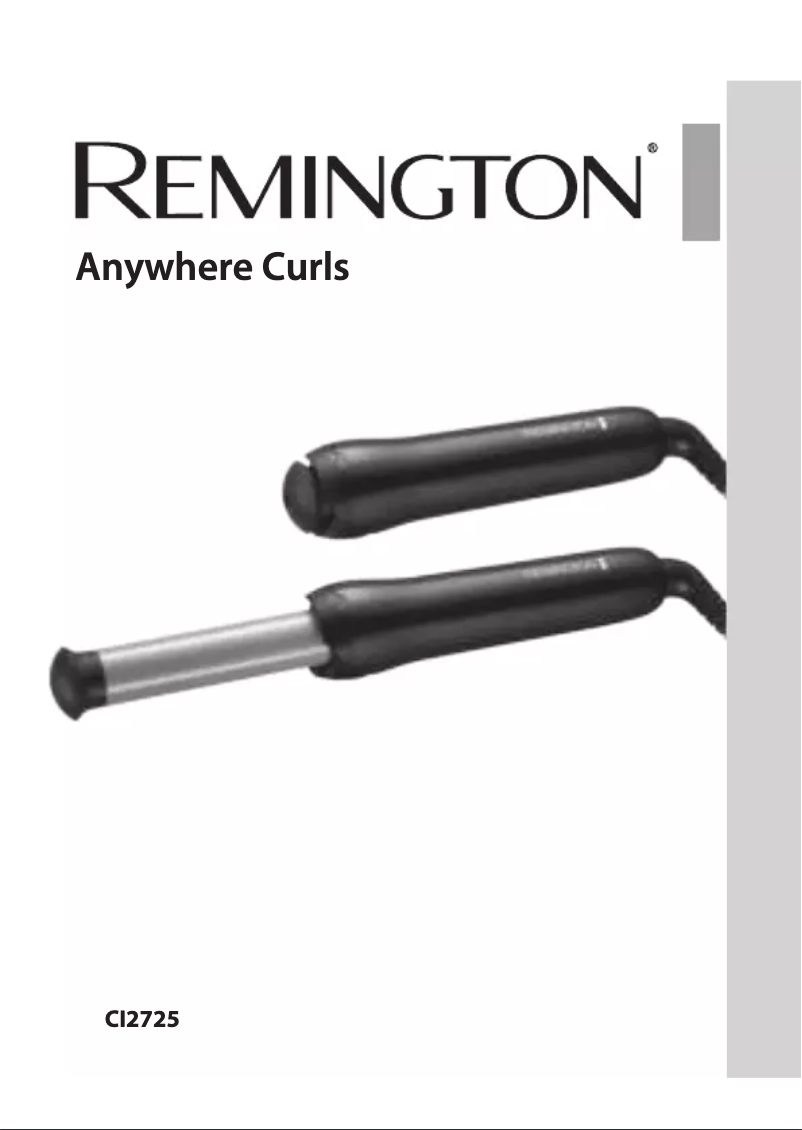 Image de la première page du manuel de l'appareil Anywhere Curls CI2725