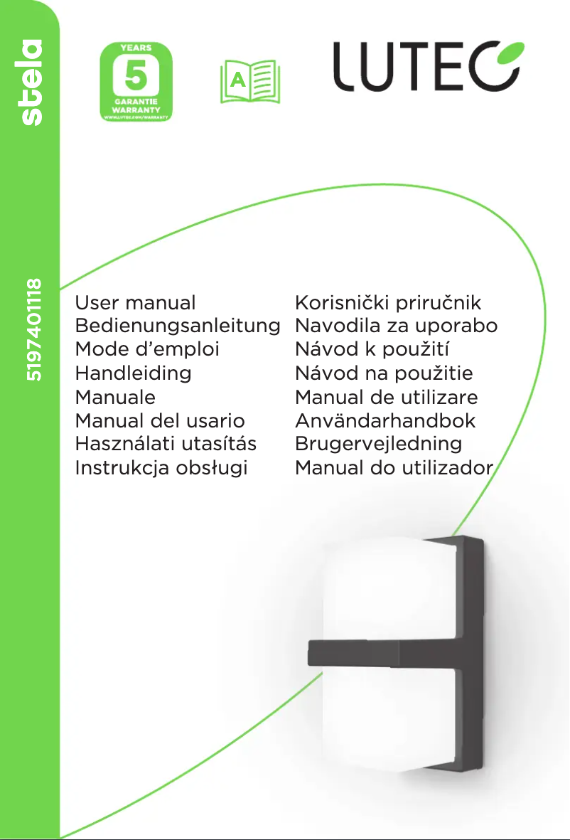 Image de la première page du manuel de l'appareil Stela