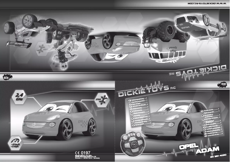 Page n°1 - Manuel utilisateur Dickie Opel Adam