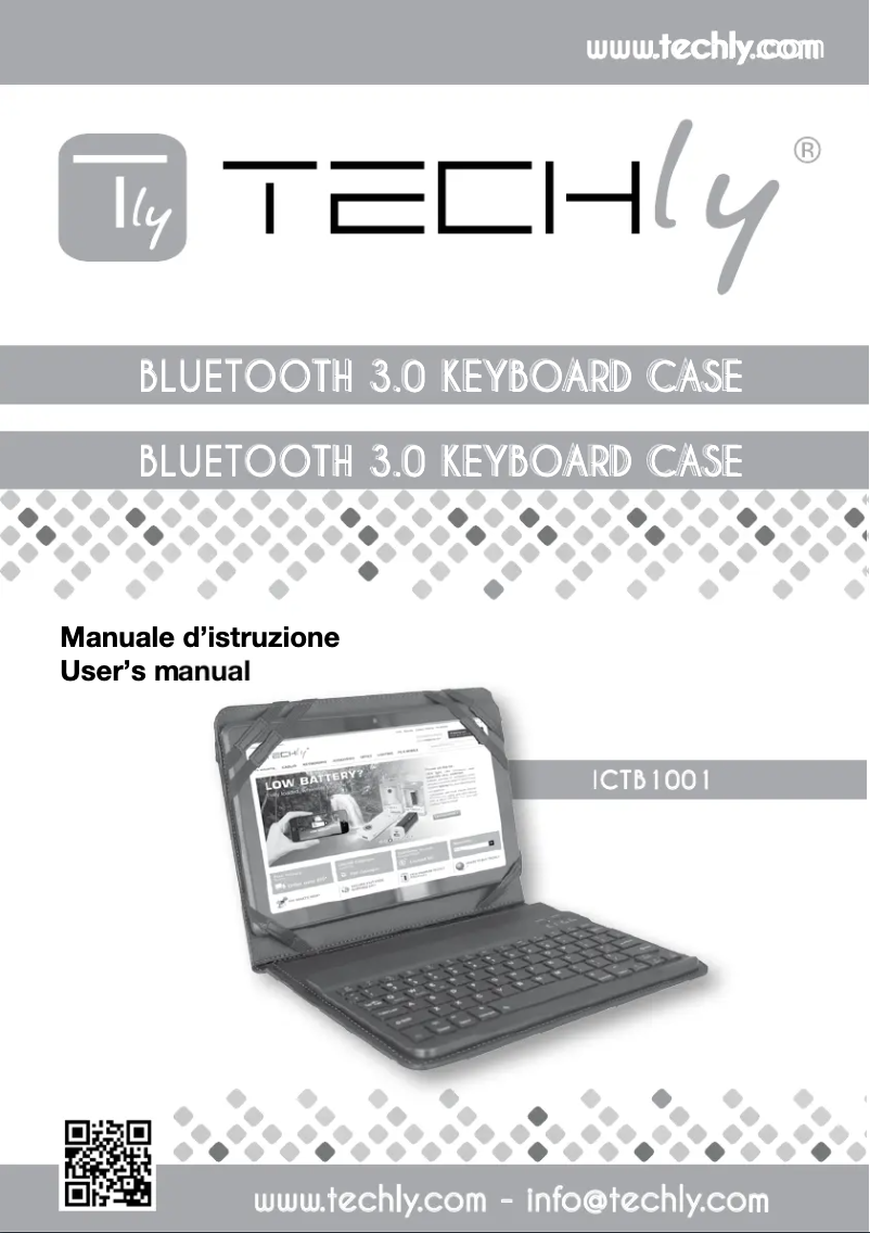 Page 1 de la notice Manuel utilisateur Techly ICTB1001