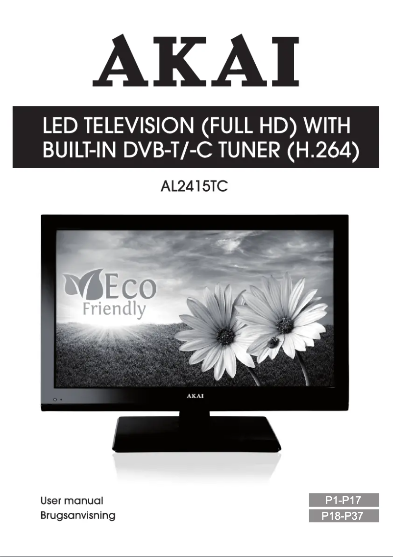 Página 1 del manual Manual de usuario AKAI AL2415TC