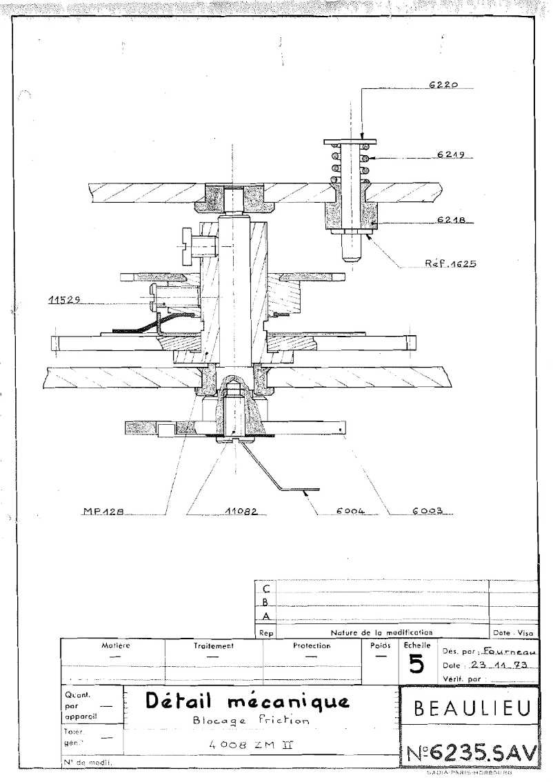 Image de la première page du manuel de l'appareil 4008 S