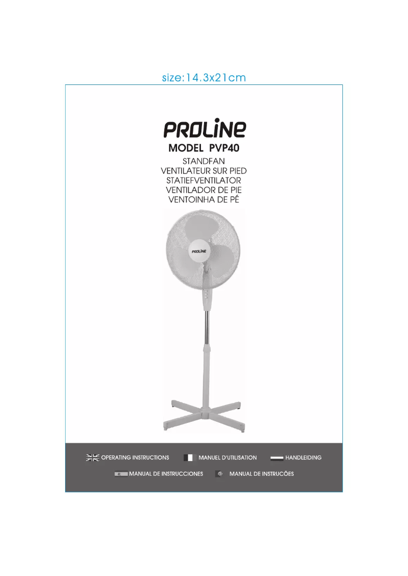 Page 1 de la notice Manuel utilisateur Proline PVP40