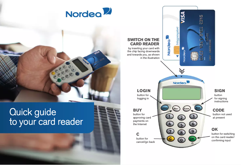 Image de la première page du manuel de l'appareil Card reader