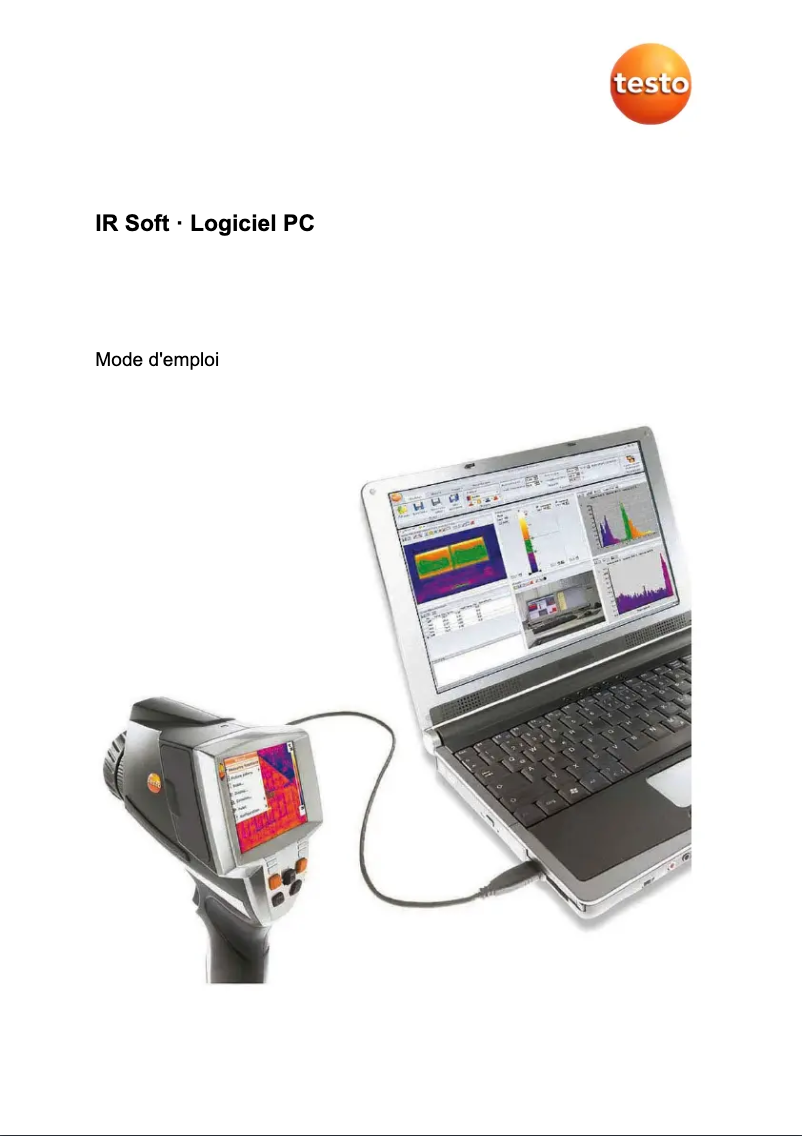 Page 1 de la notice Manuel utilisateur Testo 872s
