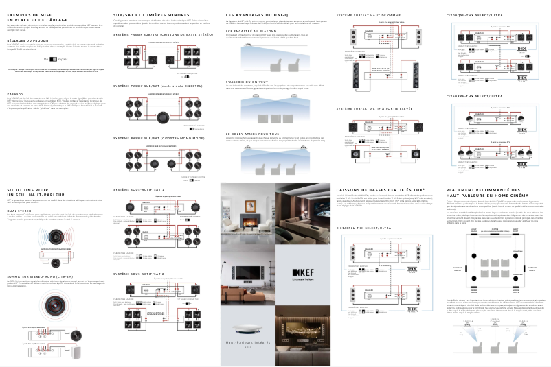 Page 1 de la notice Guide de démarrage rapide KEF KASA500