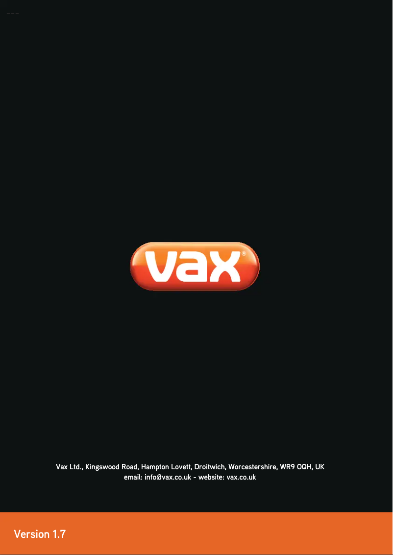 Page n°1 - Manuel utilisateur Vax S2S2U