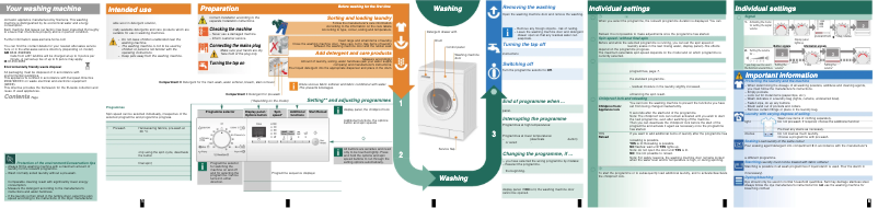 Page n°1 - Manuel d'utilisation et d'entretien Siemens WM10E365BY