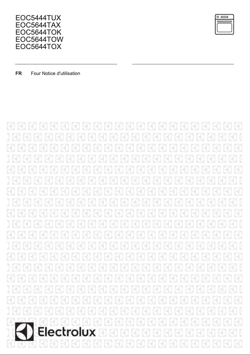Page 1 de la notice Manuel utilisateur Electrolux EOC5644TOX
