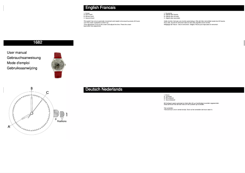 Page 1 de la notice Manuel utilisateur Davis 1682