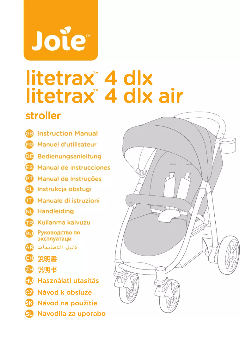 Page n°1 - Manuel utilisateur Joie Litetrax 4 S