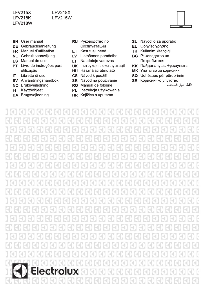 Página 1 del manual Manual de usuario Electrolux LFV218K