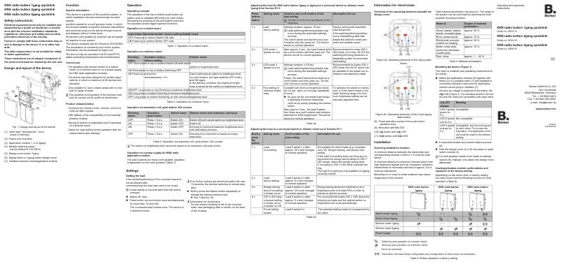 Page n°1 - Manuel utilisateur Hager 85648129